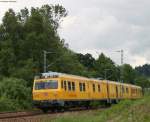 Nachschuss: 719 501-9/001-0 waren am 14.6.08 auf berfhrungsfahrt hier am km 70,0