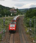 146 236-5  Triberg  mit dem IRE 4705 am Esig St.Georgen 6.7.08