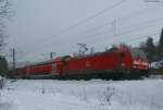 146 236-5  Triberg  mit dem IRE 4705 (Karlsruhe-Konstanz) am km 69,3 20.12.08