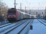 101 090-9 mit dem IC 2004 nach Emden bei der Einfahrt in St. Georgen am 3.1.09.