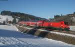 146 232-4 mit dem IRE4705 (Karlsruhe-Konstanz) am km 70,0 10.01.09