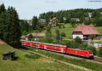 146 238-1und 232-4 mit dem IRE 4711  Sixpack  (Karlsruhe Hbf-Konstanz) am km 69,1 14.6.09