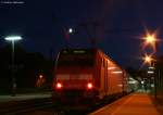 RE 5186 (Kreuzlingen-Offenburg) mit Schublok 146 232-4 in St.Georgen(Schwarzw) 28.7.09