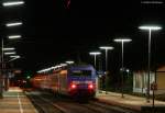 IC 2371  Schwarzwald  (Hamburg Altona-Konstanz) mit Schublok 101 102-2  Wir Menschen sind alle gleich  in St.Georgen (Schwarzw) 18.11.09