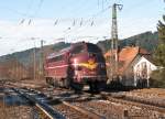 My 1138 auf Rangierfahrt in Hausach, 27. Dezember 2009.