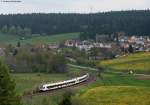 RABe 526 652-3 und 655-6 als DLr 36590 (Z�rich HB-Augsburg Hbf) am km 70,0 22.5.10