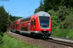 RE 19609 (Stuttgart Hbf-Singen(Hohentwiel)) mit Schublok 146 206-8 bei Talmhle.