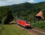 146 236-5  Triberg  mit dem IRE 5195 (Karlsruhe Hbf-Kreuzlingen) bei Gutach 15.7.10