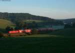 146 23* mit dem RE 4701 (Karlsruhe Hbf-Konstanz) am frhen Morgen des 7.8.10 zwischen St.Georgen und Villingen