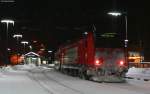 IRE 5322 (Kreuzlingen-Karlsruhe Hbf) mit Schublok 146 116-9 beim Halt in Triberg 25.12.10