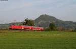 146 235-7 mit dem Re 4705 (Baden Baden-Konstanz) bei Welschingen 23.4.11