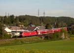 146 236-5 mit IRE 4710 (Konstanz - Baden-Baden) am 24. April 2011 bei Engen.