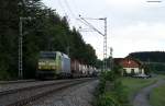 152 005-5  Claas  mit dem IKL 50510 (Singen(Htw)-Rheinhausen) bei Peterzell 27.5.11