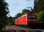 185 088-2:092-4 und 014-8 als Tfzf67098 (Singen(Htw)-Offenburg) bei Unterkirnach 29.5.11