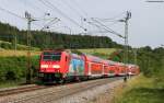 146 235-7  Europapark Rust  mit dem IRE 5309 (Karlsruhe Hbf-Kreuzlingen) bei Hattingen 25.6.11