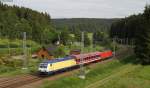 146 542-6 und 185 406-6 mit dem DbZ 93249 (St.Georgen(Schwarzw)-Triberg) bei St.Georgen 31.5.12