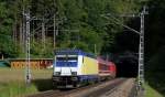 146 542-6 und 185 406-6 mit dem Dbz ????? (St.Georgen(Schwarzw)-Triberg) bei Nubach 14.6.12