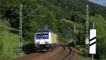 146 542-6 und 185 406-6 mit dem Dbz ????? (Triberg-Hausach) bei Hornberg 14.6.12