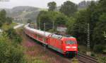 101 043-8 mit dem PF 2722 (Mhlacker-Konstanz) bei St.Georgen 21.7.12