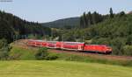 IRE 5312 (Kreuzlingen-Karlsruhe Hbf) mit Schublok 146 237-3 bei St.Georgen 24.7.12