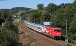 IC 2006  Bodensee  (Konstanz-Dortmund Hbf) mti Schublok 101 080-0  CEWE Fotobuch  am Esig St.Georgen 8.9.12