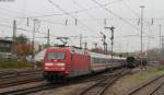 101 122-0 mit dem LPFT 78627 (Villingen(Schwarzw)-Immendingen) bei der Ausfahrt Villingen 8.10.12