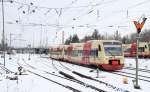 VT 245 und 238 als HzL 88060 (Rottweil-Brunlingen Bahnhof) in Villingen 29.11.12