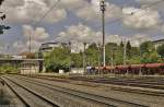 Bahnhof Villingen mit ein Railpro aus Holland am 04 08 2011