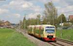 VT 232 und VT 236 als HzL 88084 (Rottweil-Brunlingen Bahnhof) bei Klengen 8.5.13