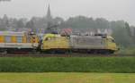 Mess NbZ 91534 (Radolfzell-Offenburg) mit Schublok 182 506-6 bei St.Georgen 11.6.13