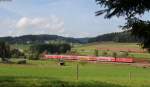 146 232-4 mit dem RE 4713 (Karlsruhe Hbf-Kreuzlingen) bei Peterzell 27.9.13