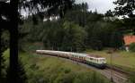 111 001-4 mit dem TEE 91340 (Triberg-St.Georgen(Schwarzw)) in Triberg 13.9.14