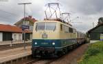 111 001-4 mit dem TEE 91341 (St.Georgen(Schwarzw)-Hausach) in St.Georgen 13.9.14