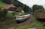 111 001-4 mit dem TEE 91341 (St.Georgen(Schwarzw)-Hausach) bei Gutach 13.9.14