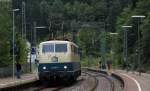 111 001-4 beim rangieren in Triberg 13.9.14