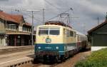 111 001-4 und 218 105-5 mit dem TEE 91341 (St.Georgen(Schwarzw)-Hausach) in St.Georgen 14.9.14