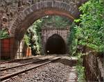 Die doppelten Tunnelportale der Schwarzwaldbahn sorgen immer wieder für Erstaunen.