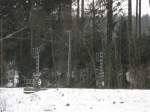 Einfahrvorsignal St.Georgen/Schwarzwald im Schnee am 30.1.07