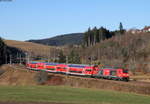 146 236-5  Triberg/Schwarzwaldbahnerlebnispfad  mit dem RE 4719 (Karlsruhe Hbf-Konstanz) bei St.Georgen 29.11.16