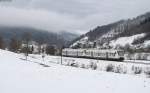 VT 5** und VT 517 als OSB87373 (Bad Griesbach(Schwarzwald)-Freudenstadt Hbf) bei Halbmeil 14.12.12