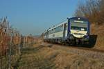 626 126-6 und 926 202-3 waren am Nachmittag des 15.02.17 auf der Kaiserstuhlbahn unterwegs.