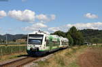 VT 008 und VT 502 als BSB88427 (Waldkirch-Freiburg(Brsg)Hbf) bei Denzlingen 26.8.18