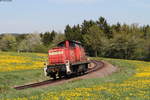 294 629-1 als EK 55837 (Villingen(Schwarzw)-Neustadt(Schwarzw)) bei Bachheim 27.4.18