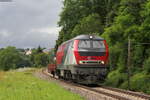 218 256-6 als Rangierfahrt bei Löffingen 5.7.18