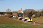 1440 358 als RE 29060 (Neustadt(Schwarzw)-Donaueschingen) bei Löffingen 4.12.19