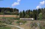 1440 361 als S9665 (Titisee-Villingen(Schwarzw)) bei Bachheim 25.4.20