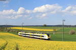 1440 354 als S9722 (Villingen(Schwarzw)-Titisee) bei Bachheim 25.4.20