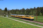 111 059-2 mit dem Mess NbZ 94310 (Freiburg(Brsg)Hbf-Donaueschingen) bei Hinterzarten 1.6.21