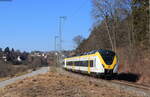 1440 356 und 1440 190 als S 9715 (Freiburg(Brsg)Hbf - Villingen(Schwarzw)) bei Seppenhofen 28.2.22