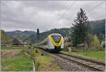 Die beiden Coradia Continental 2 1440 174 und 1440 677 sind kurz vor Kirchzarten auf dem Weg von Seebrugg nach Breisach.